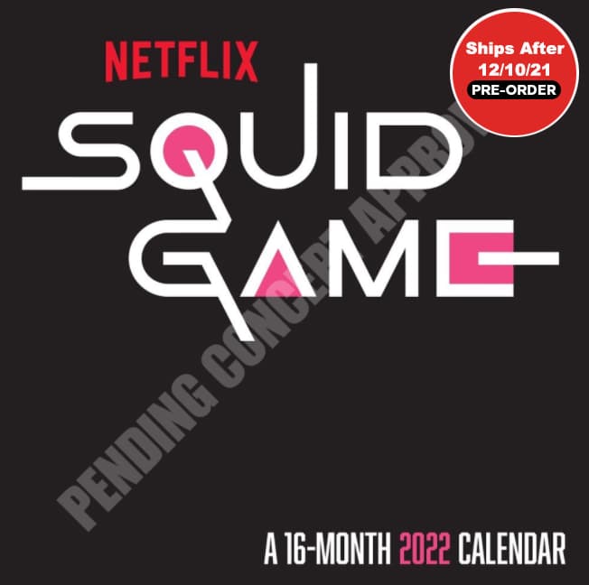 Squid Game 2022 Wall Calendar
