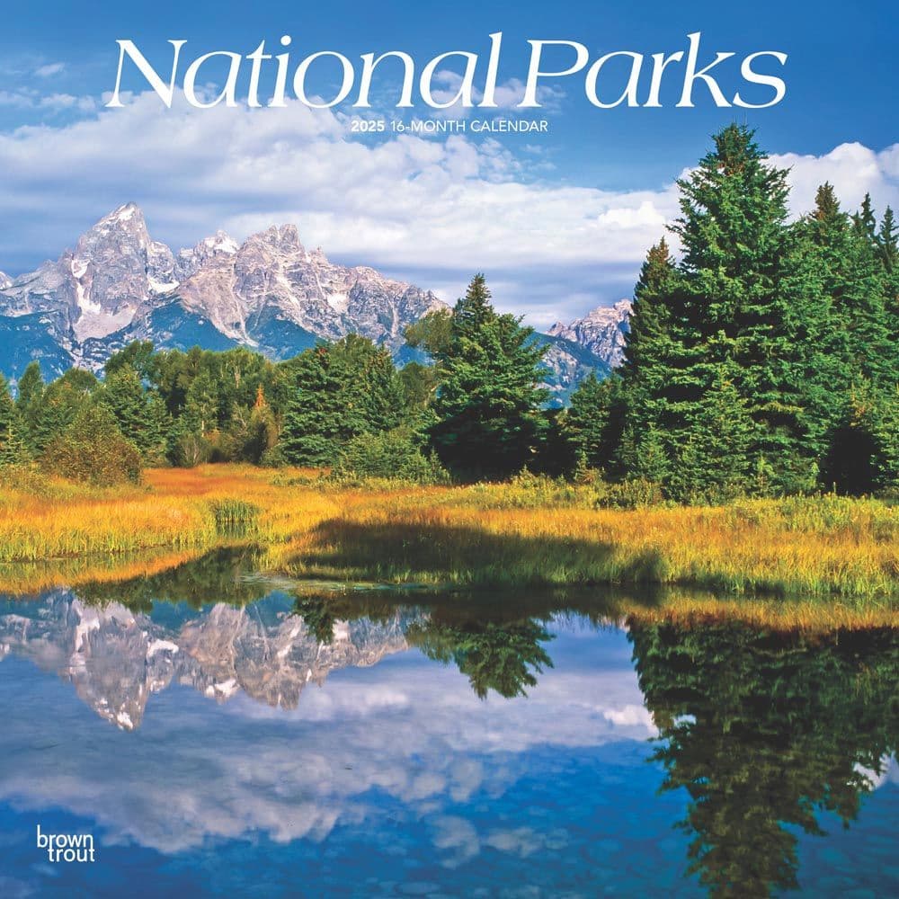 National Parks 2025 Wall Calendar