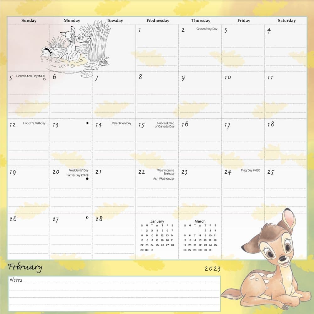 Disney Classic 2023 Magnetic Calendar - Calendars.com