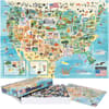 image USA Map 1000 Piece Puzzle Eighth Alternate Image