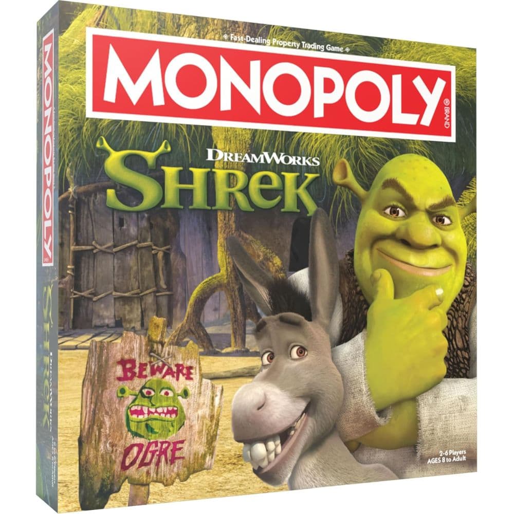 Monopoly Shrek Edition Board Game Main Product Image
