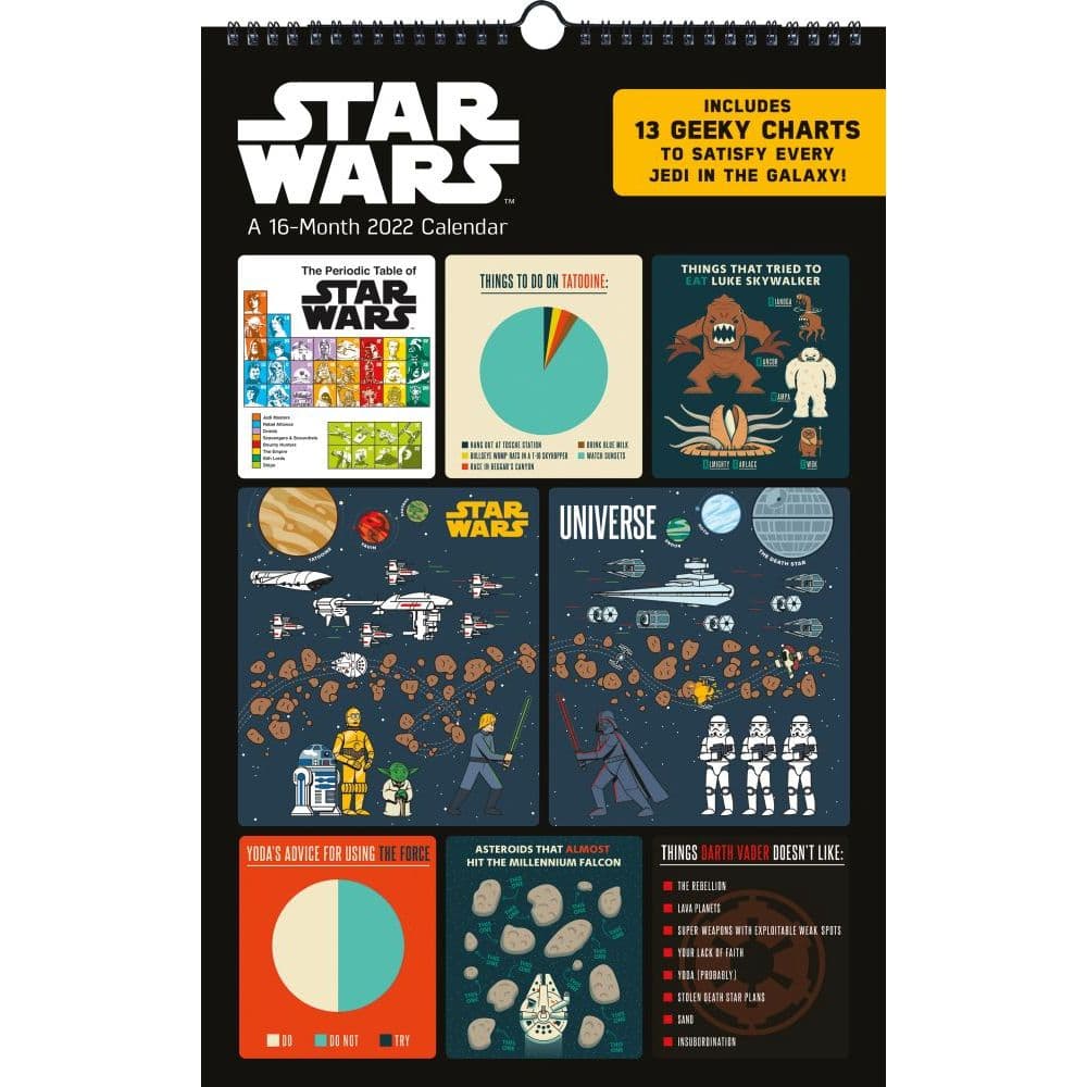 Star Wars 2022 Poster Wall Calendar