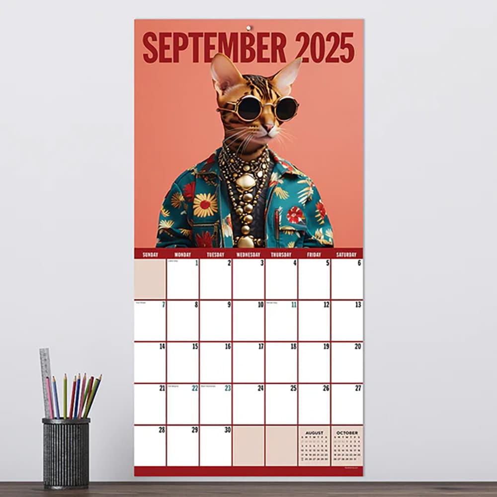 Pawsmopolitan 2025 Wall Calendar Alternate 2