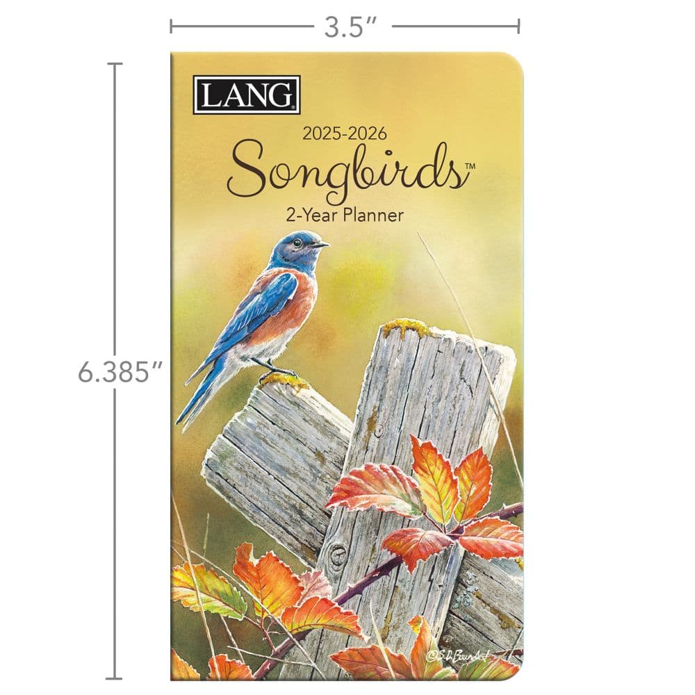 Songbirds 2025 2 Year Pocket Planner by Susan Bourdet_ALT4