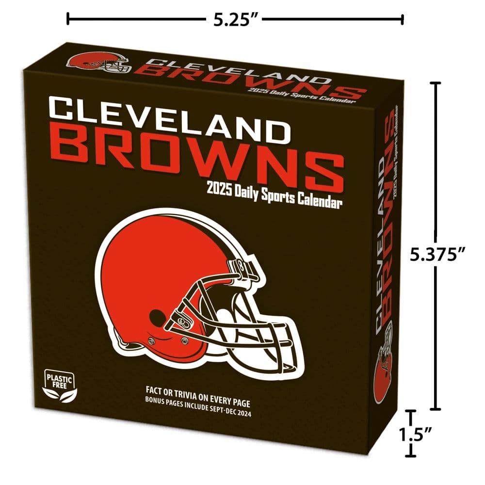 NFL Cleveland Browns 2025 Desk Calendar Fifth Alternate Image