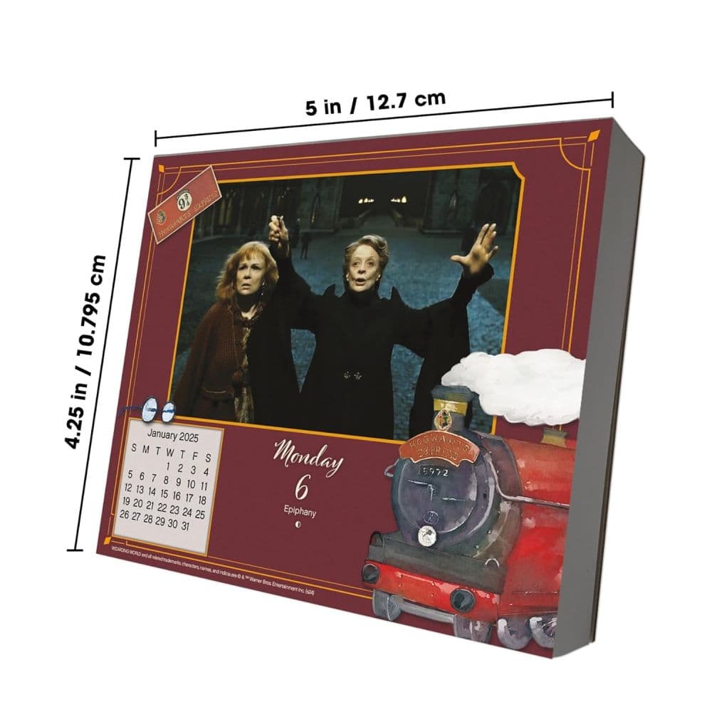 Harry Potter 2025 Desk Calendar Eighth Alternate Image