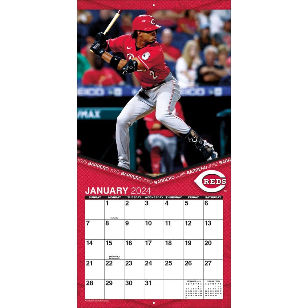 Cincinnati Reds 2024 Wall Calendar