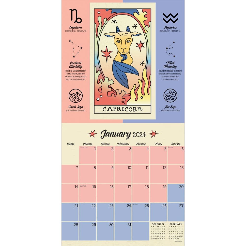 Year Of Astrology 2024 Wall Calendar Second Alternate Image width=&quot;1000&quot; height=&quot;1000&quot;