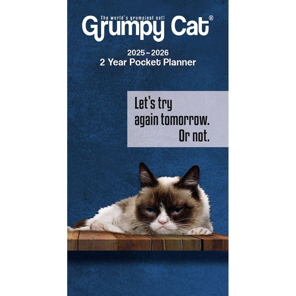 Grumpy Cat 2 Year 2025 Pocket Planner Main Image