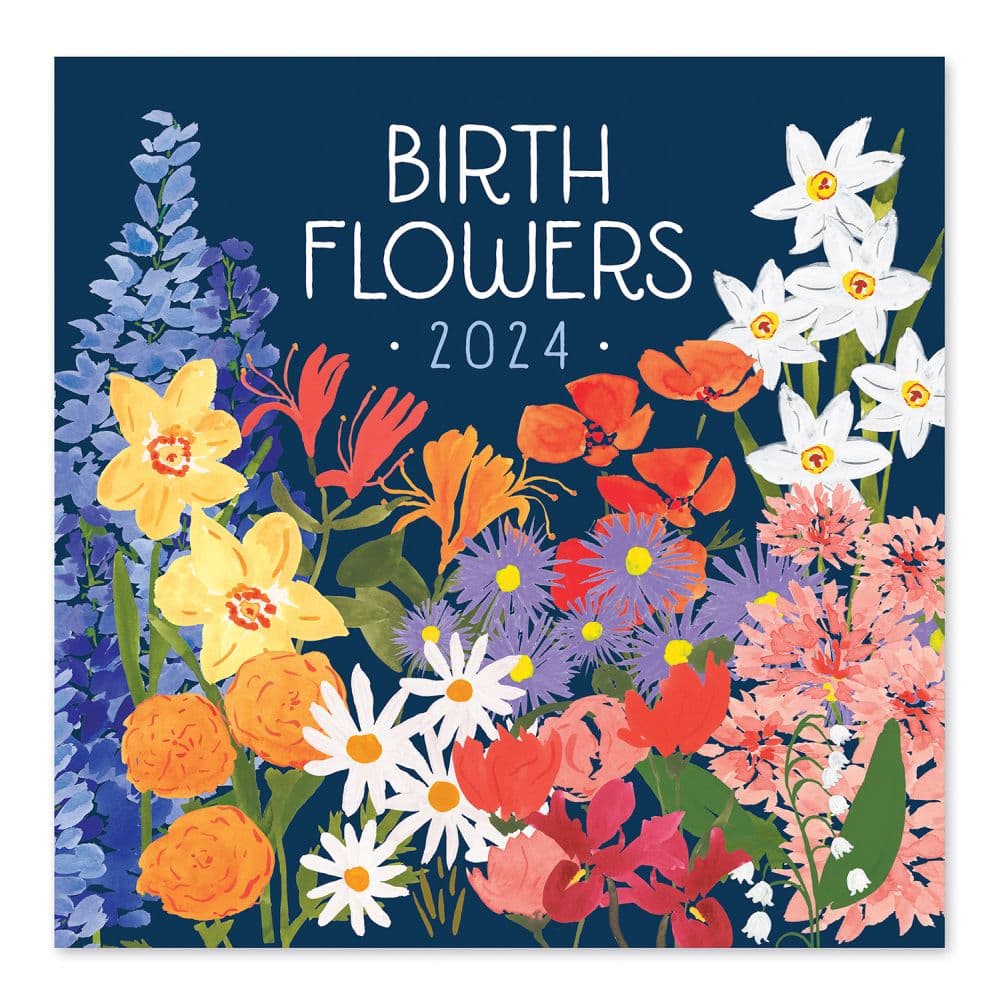 Birth Flowers 2024 Wall Calendar Main Image