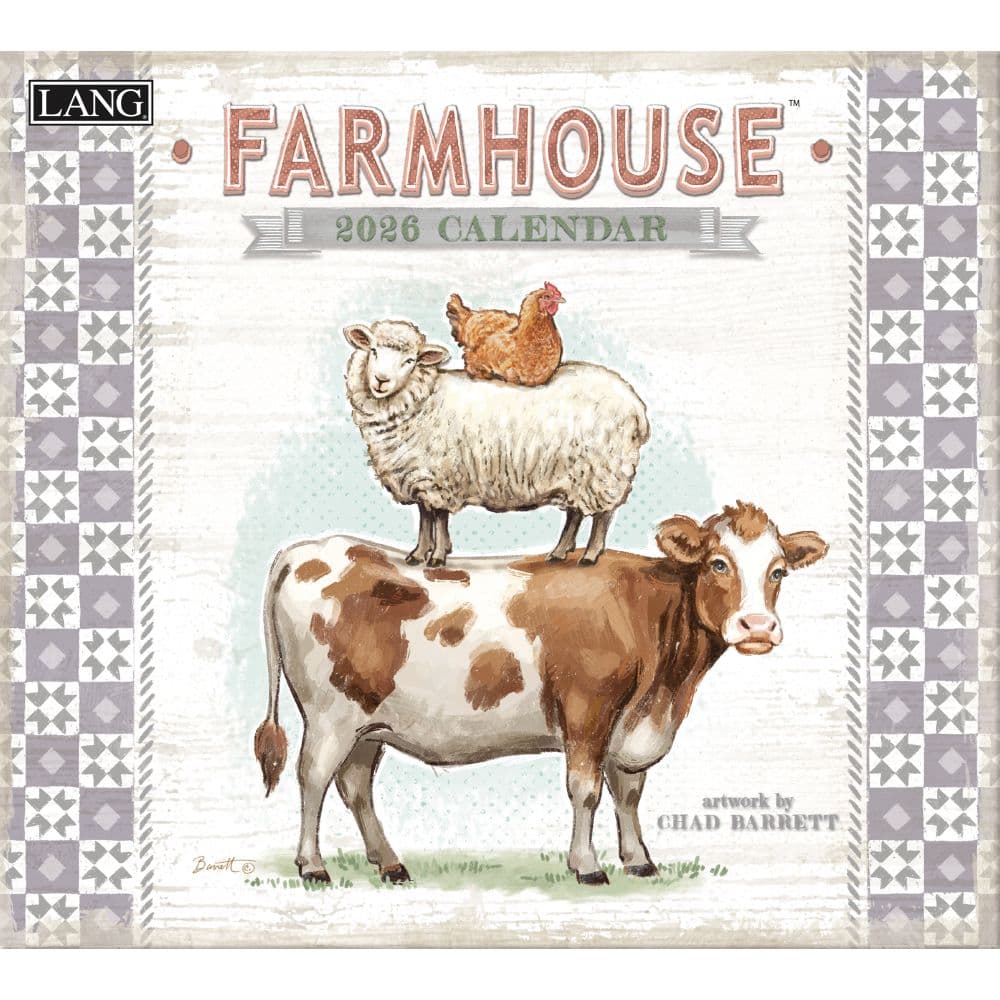 Farmhouse 2026 Wall Calendar by Chad Barrett Main Image