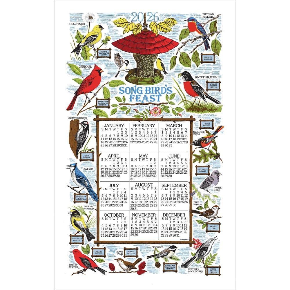 Songbird Festival 2026 Calendar Towel_Main Image