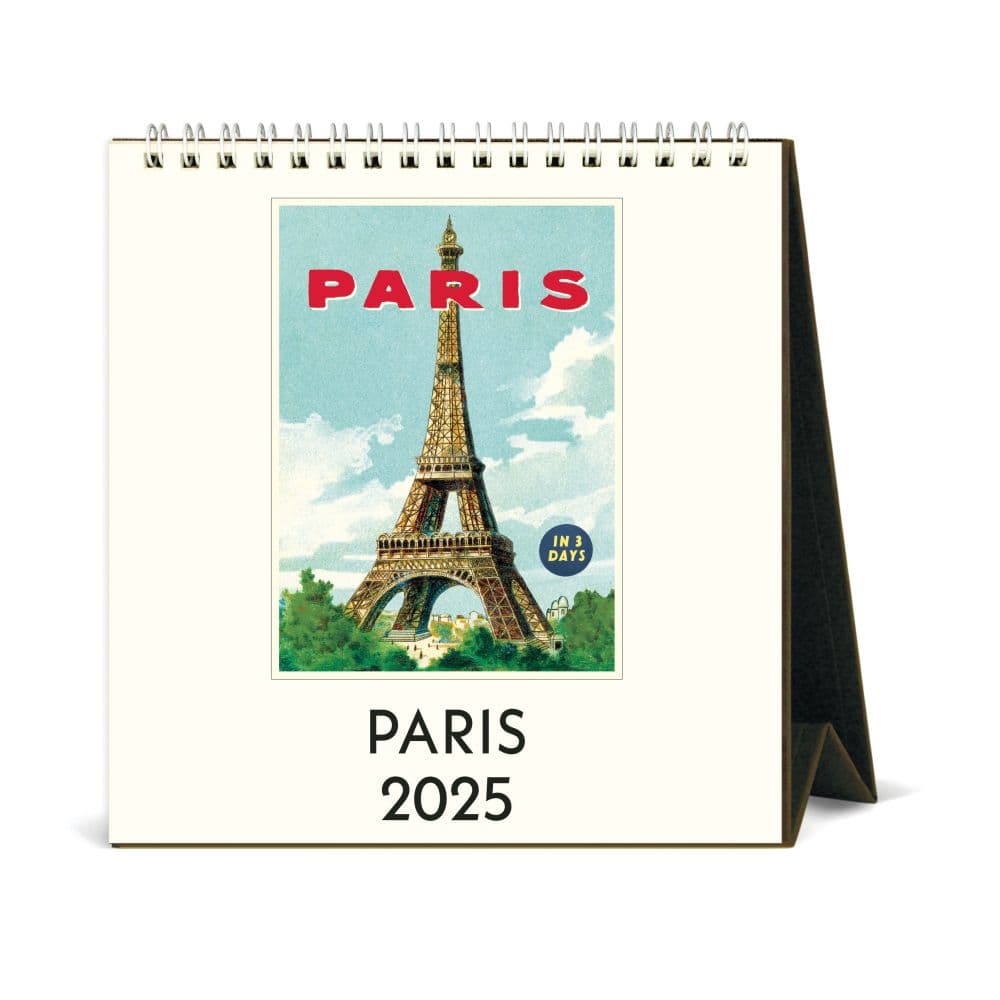 Paris Art 2025 Easel Desk Calendar Main Image