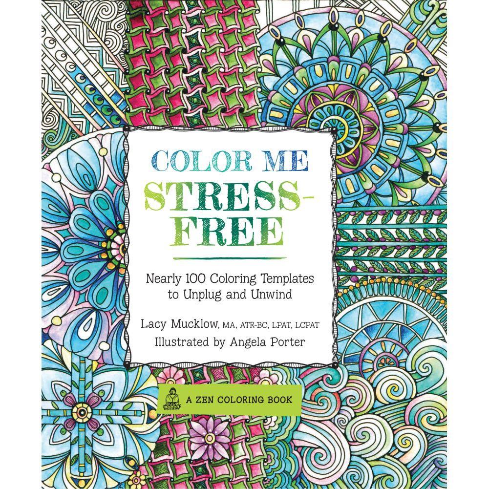 Color Me Stress-Free Coloring Book Main Image