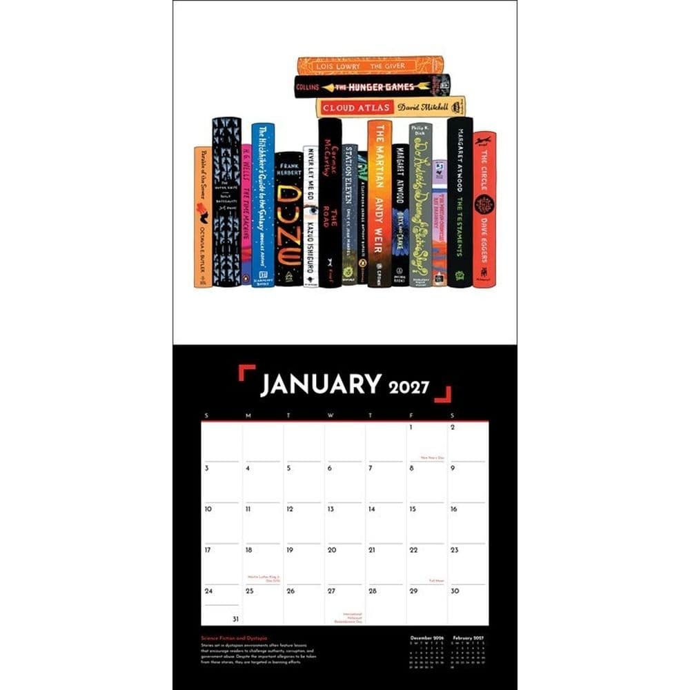 Banned Books 2027 Wall Calendar Second Alternate Image