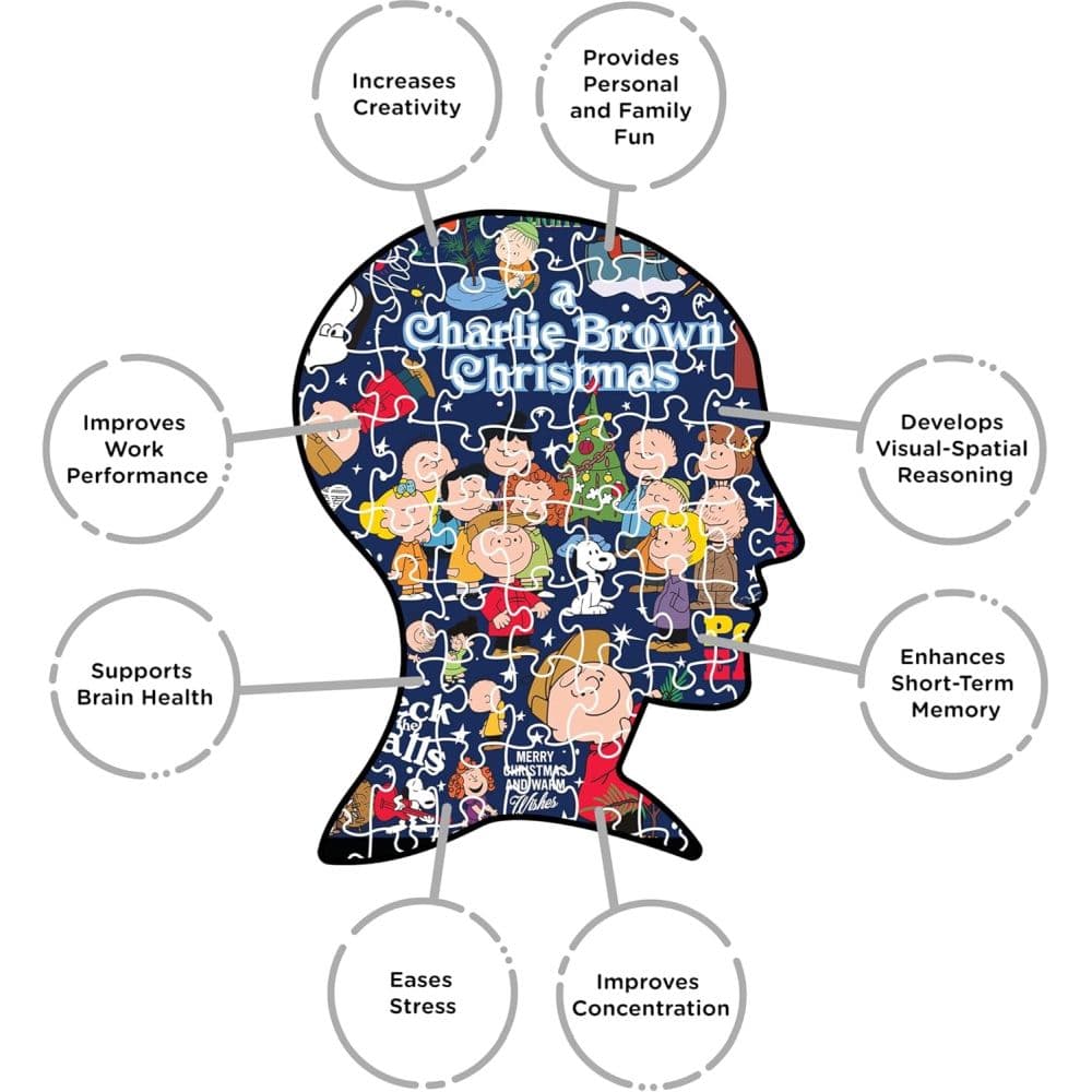 Charlie Brown Tis the Season 1000 Piece Puzzle Fifth Alternate Image