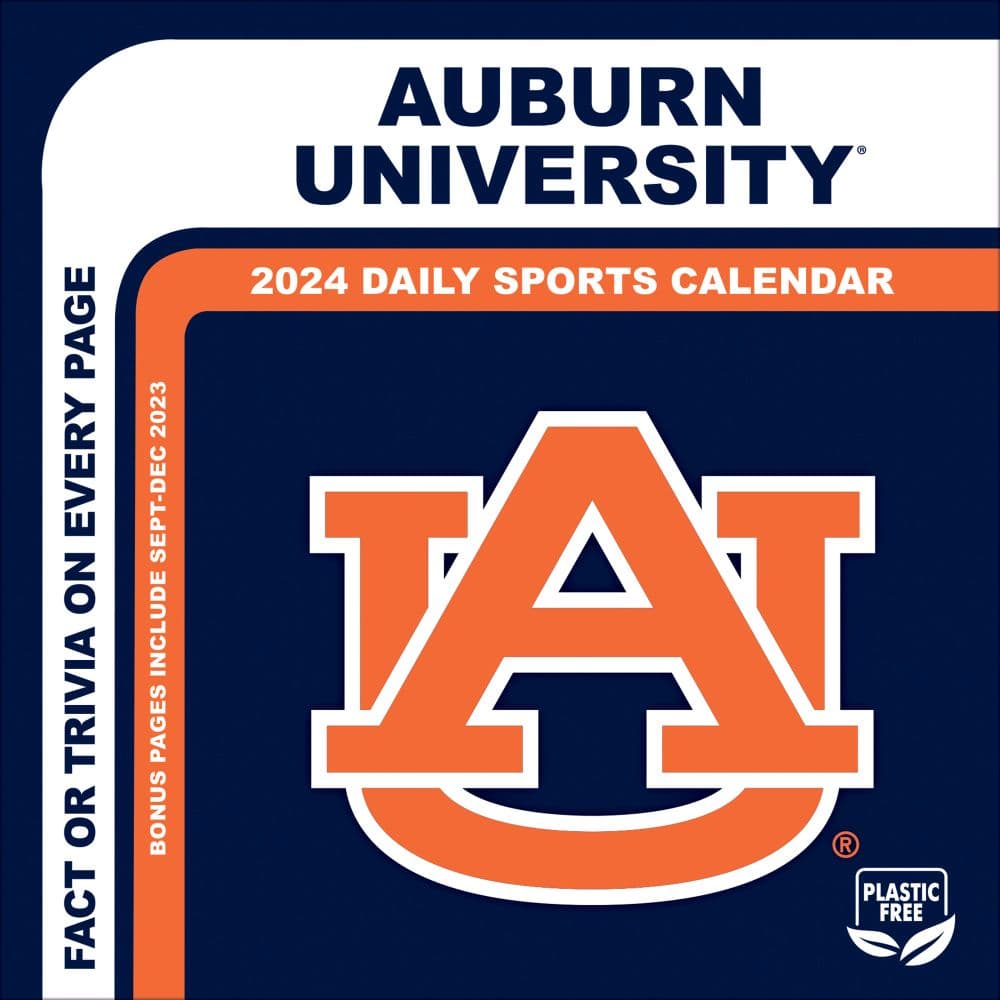 Auburn Tigers 2024 Desk Calendar - Calendars.com