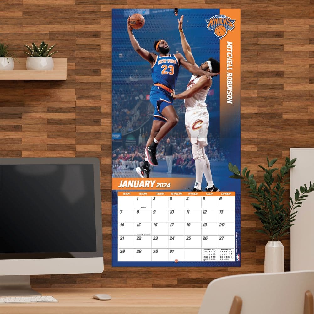 New York Knicks 2025 Wall Calendar