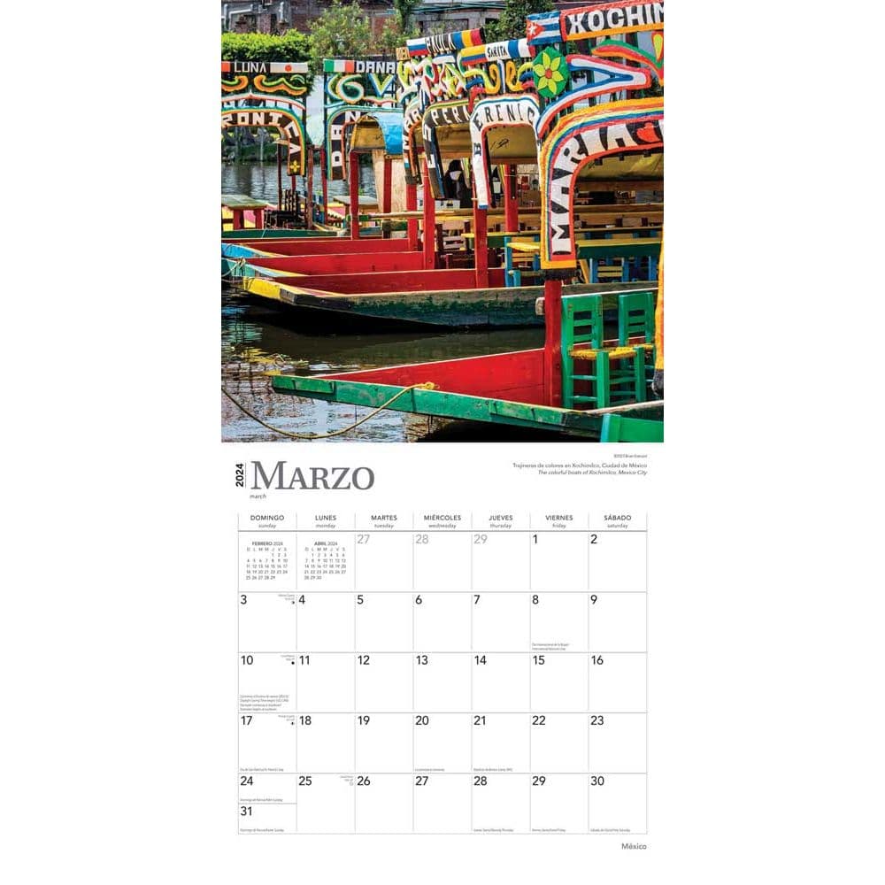 Mexico 2024 Wall Calendar - Calendars.com