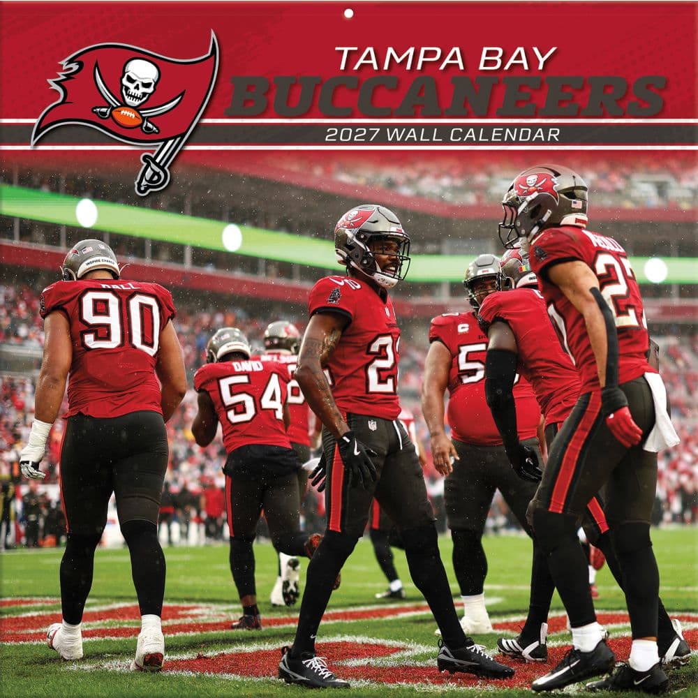 image NFL Tampa Bay Buccaneers 2027 Wall Calendar Main Product Image