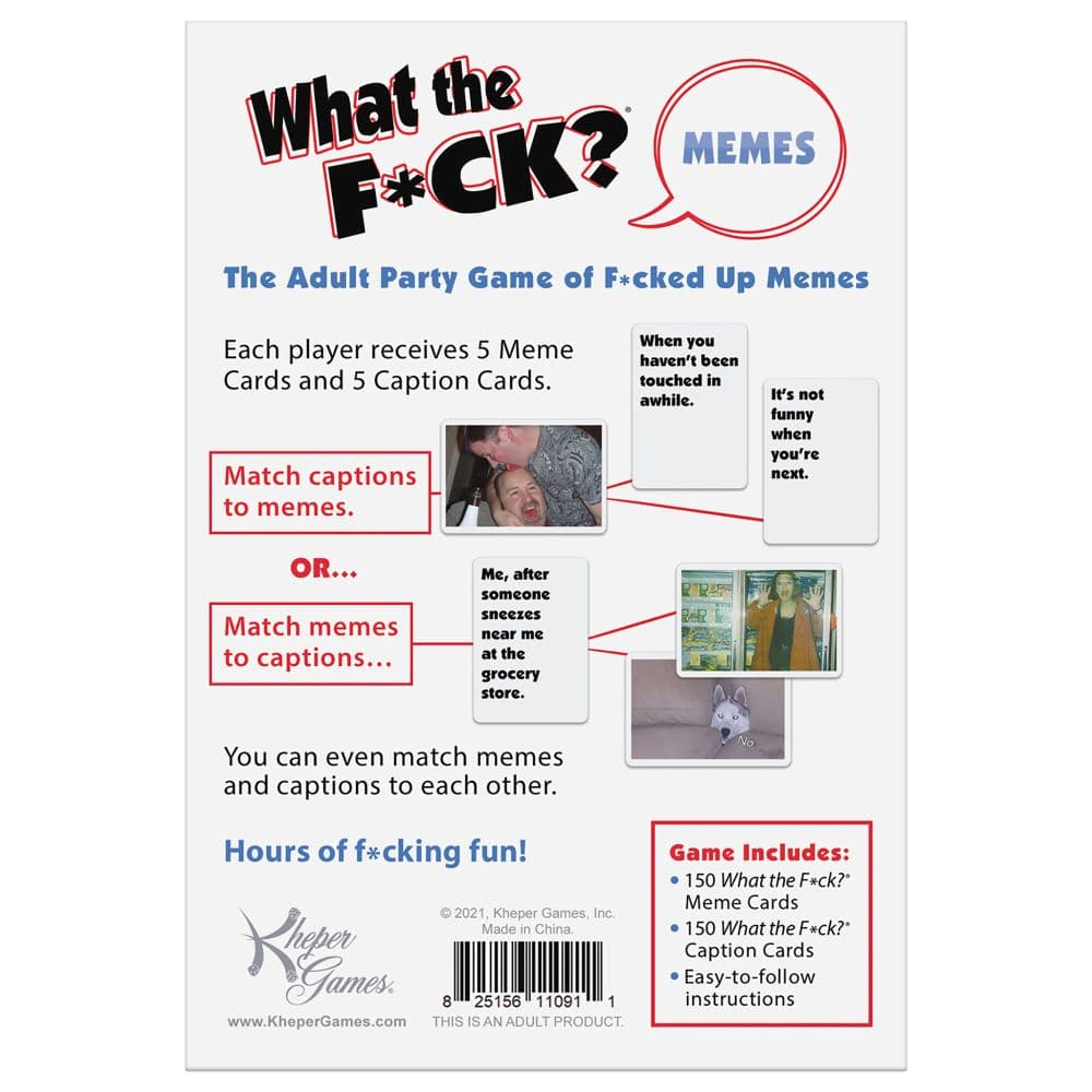 What the F*ck Memes First Alternate Image