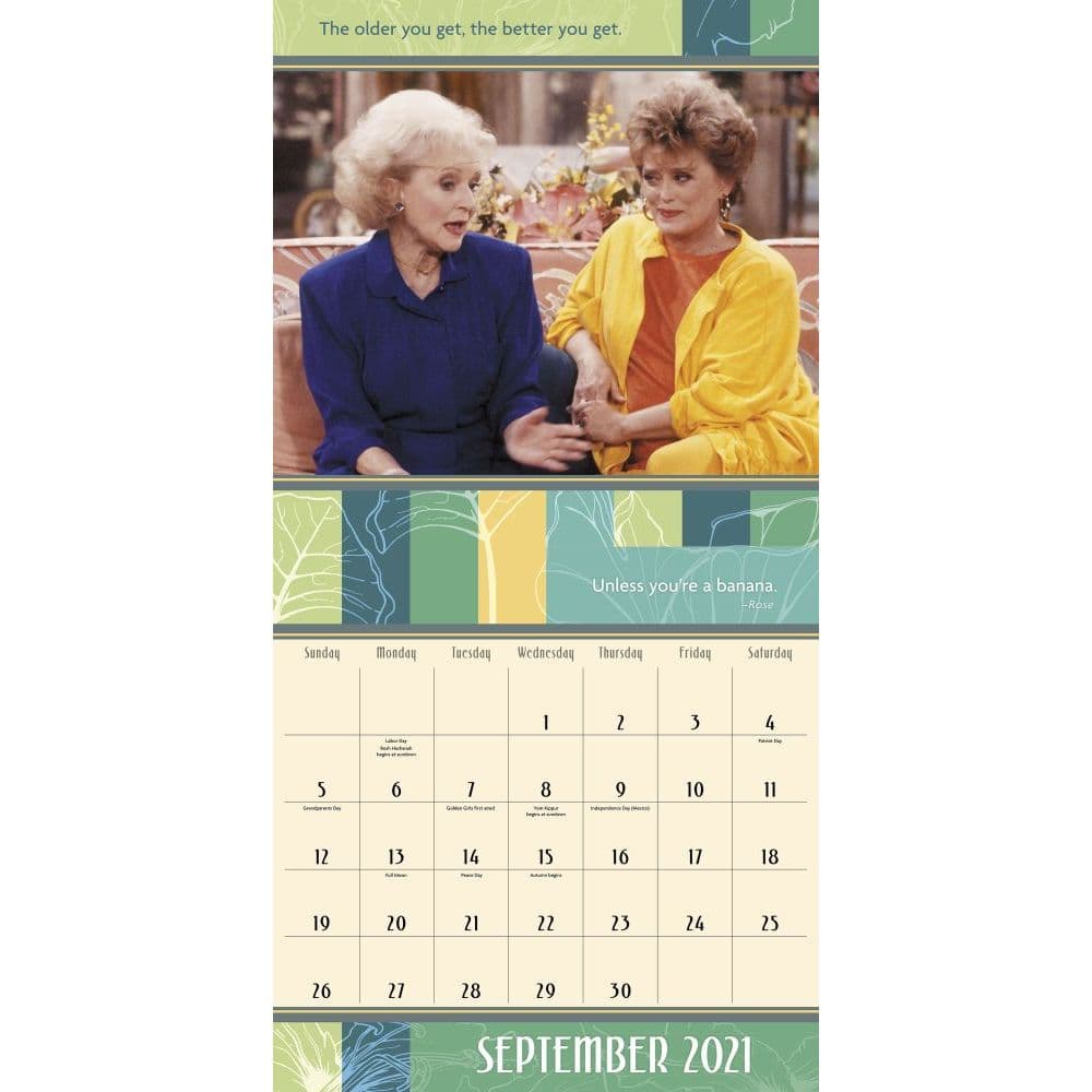 Golden Girls Wall Calendar