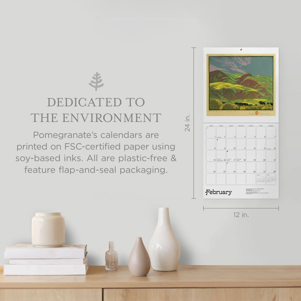 Gustave Baumann 2026 Wall Calendar Second Alternate Image