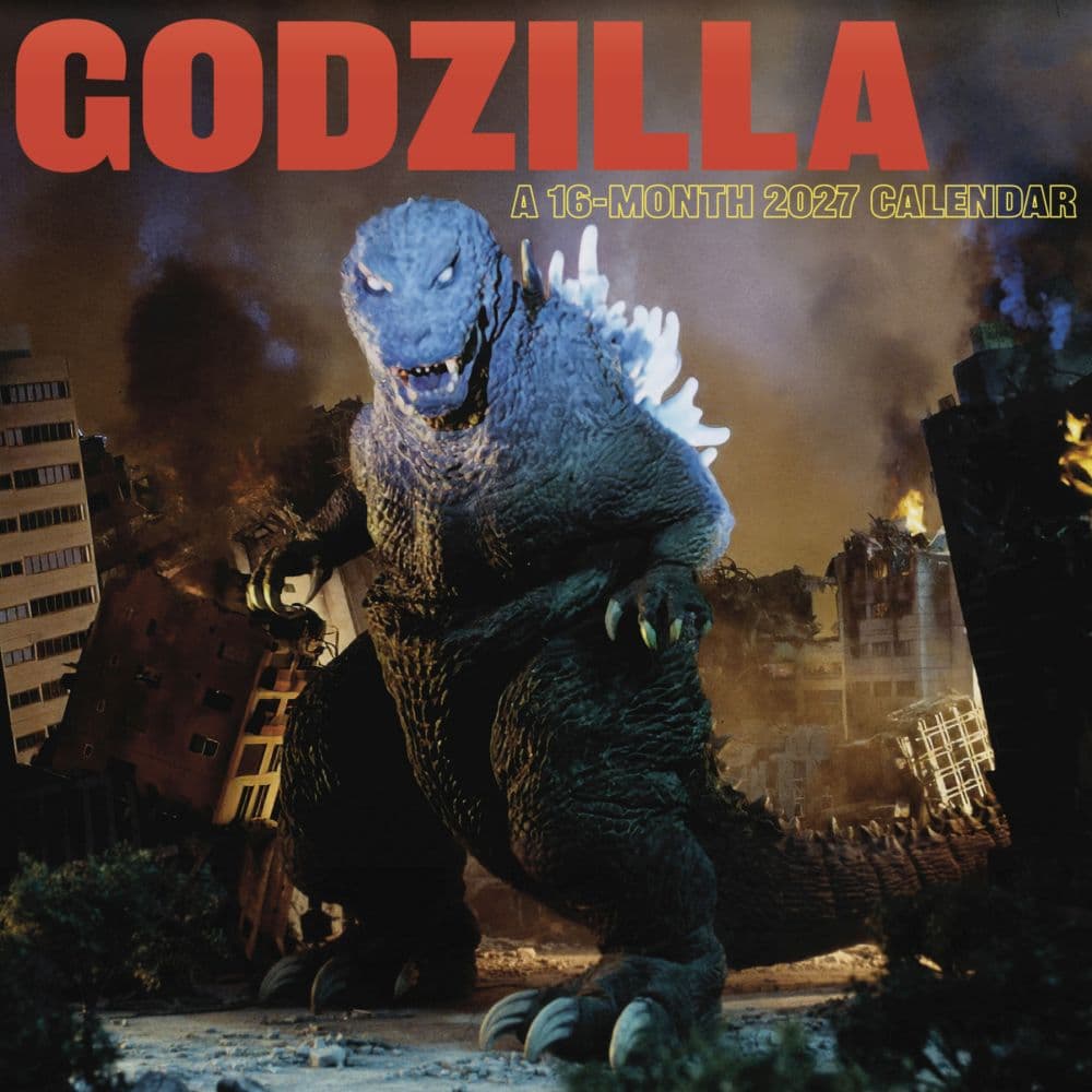 Godzilla Classic 2027 Wall Calendar Main Product Image