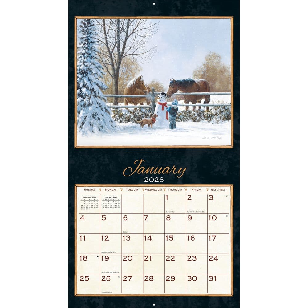 Treasured Times 2026 Wall Calendar by D.R. Laird_ALT1