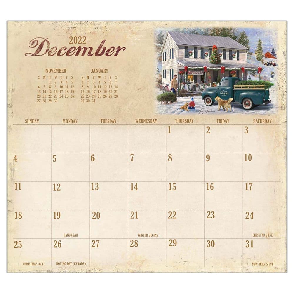 The Legacy Heartland 2022 Magnetic Calendar Pad