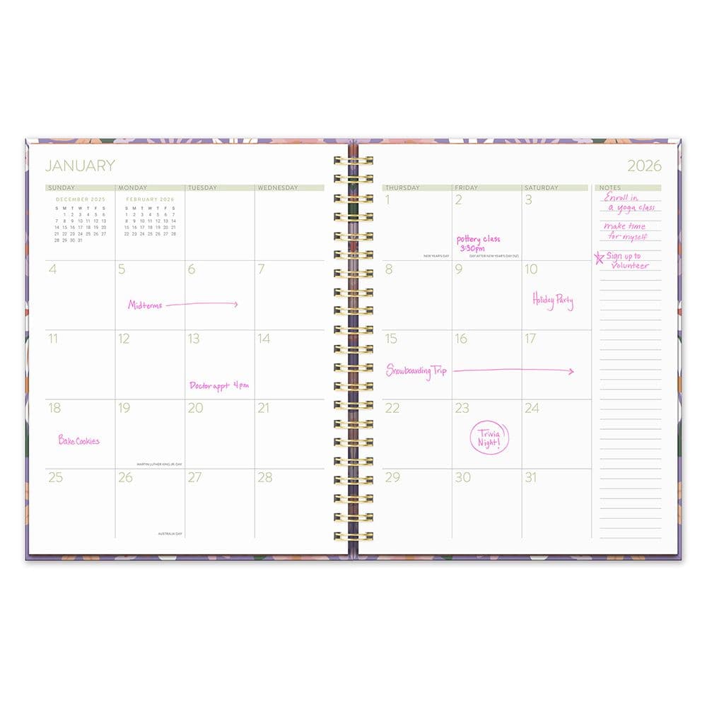 Secret Garden Spiral 2026 Planner Fourth Alternate Image