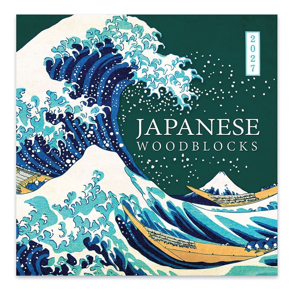 Japanese Woodblocks 2027 Wall Calendar Main Product Image