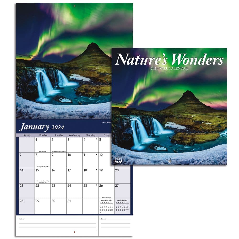Natures Wonders 2024 Mini Wall Calendar Fourth Alternate Image width=&quot;1000&quot; height=&quot;1000&quot;