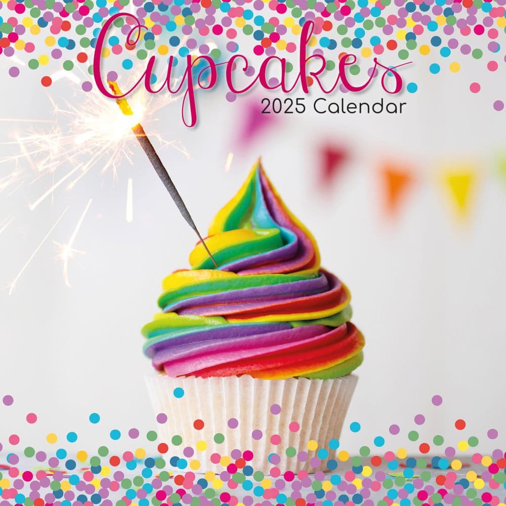 Cupcakes 2025 Wall Calendar - Calendars.com