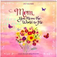 image Mom You Mean the World to Me 2027 Wall Calendar