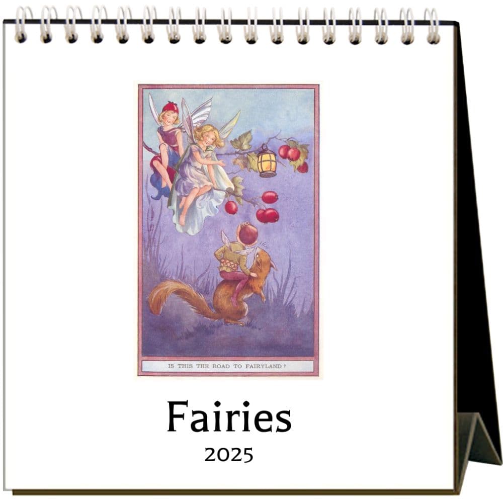 Fairies 2025 Easel Desk Calendar