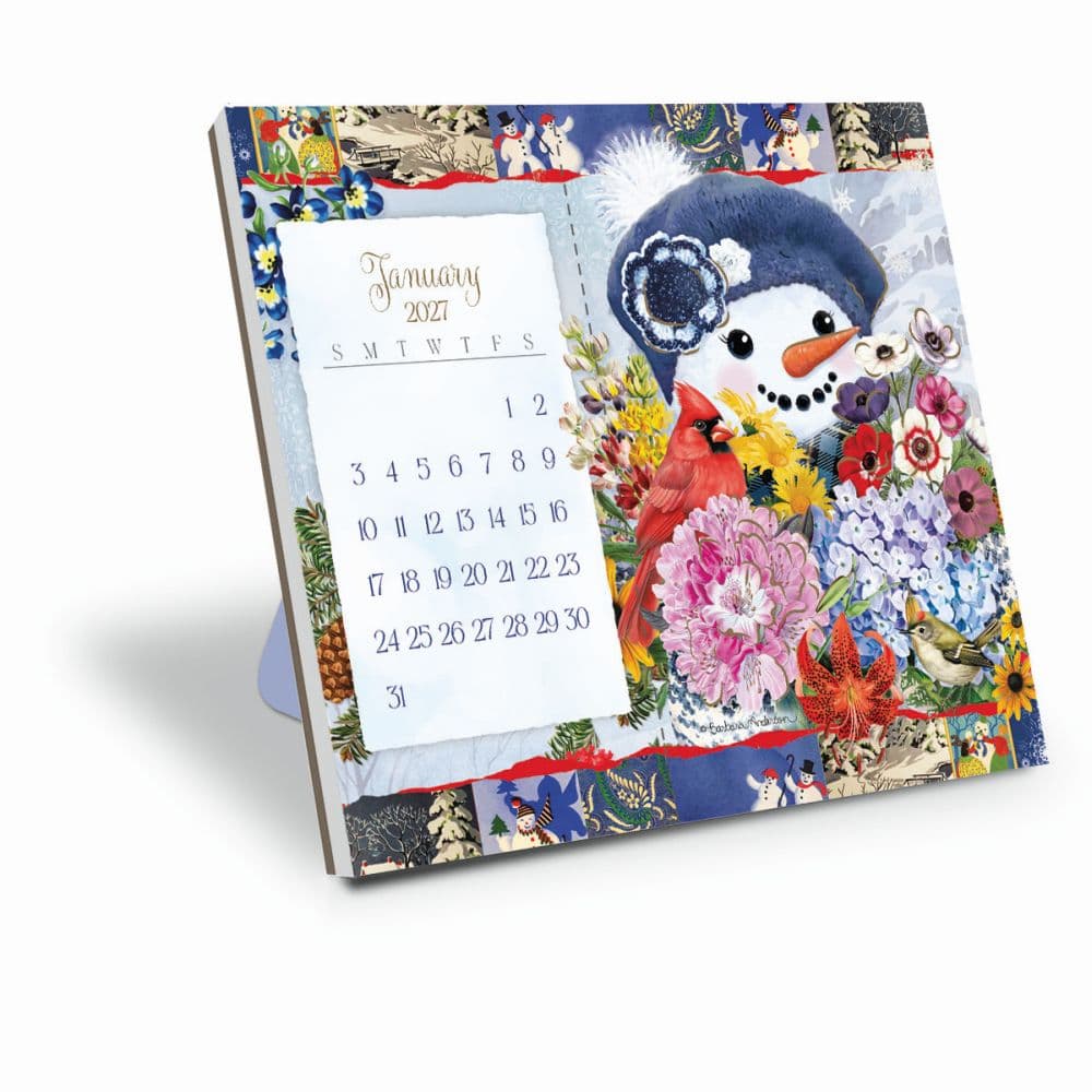 image Garden Botanicals Postcard 2027 Desk Calendar by Barbara Anderson