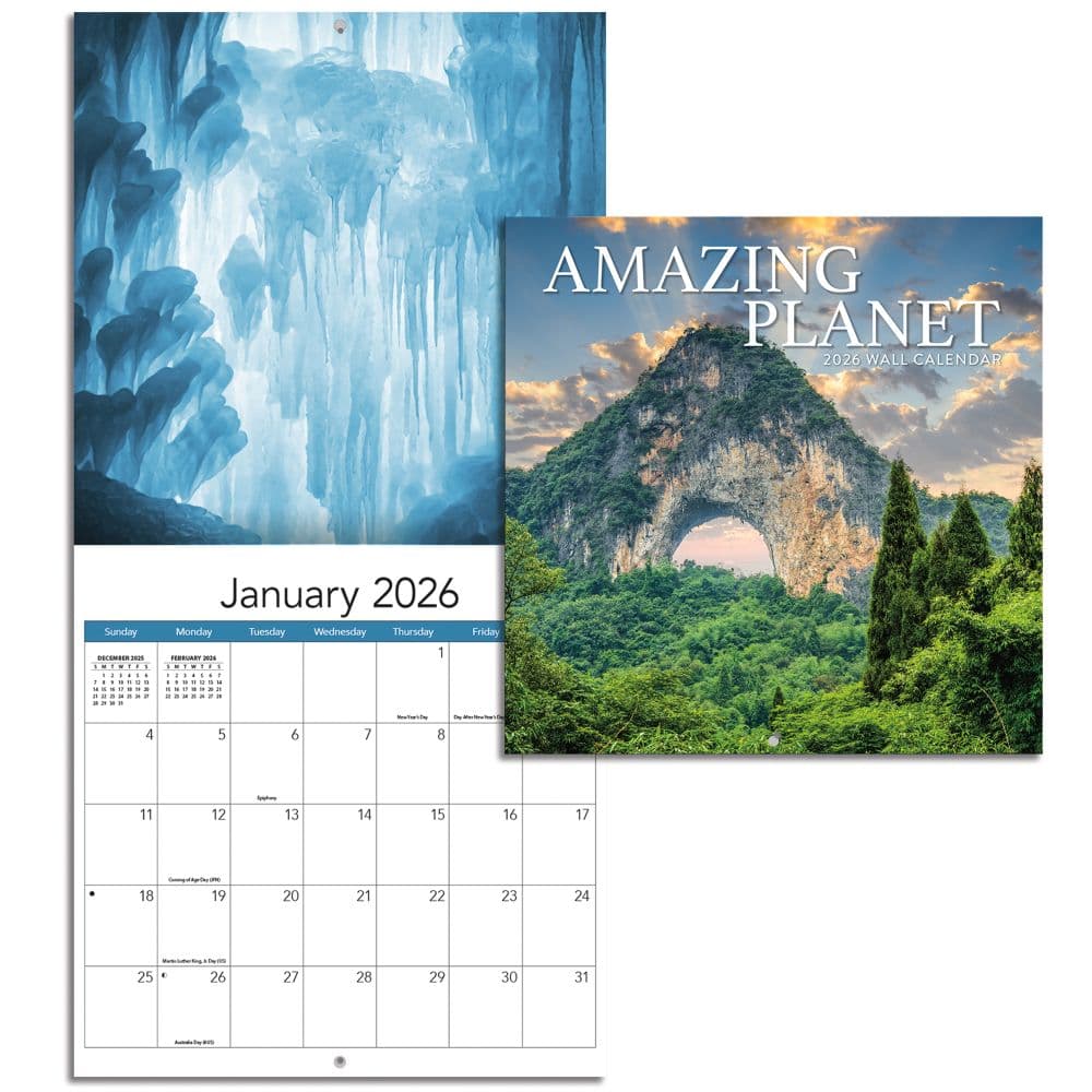 Amazing Planet 2026 Mini Wall Calendar_ALT4