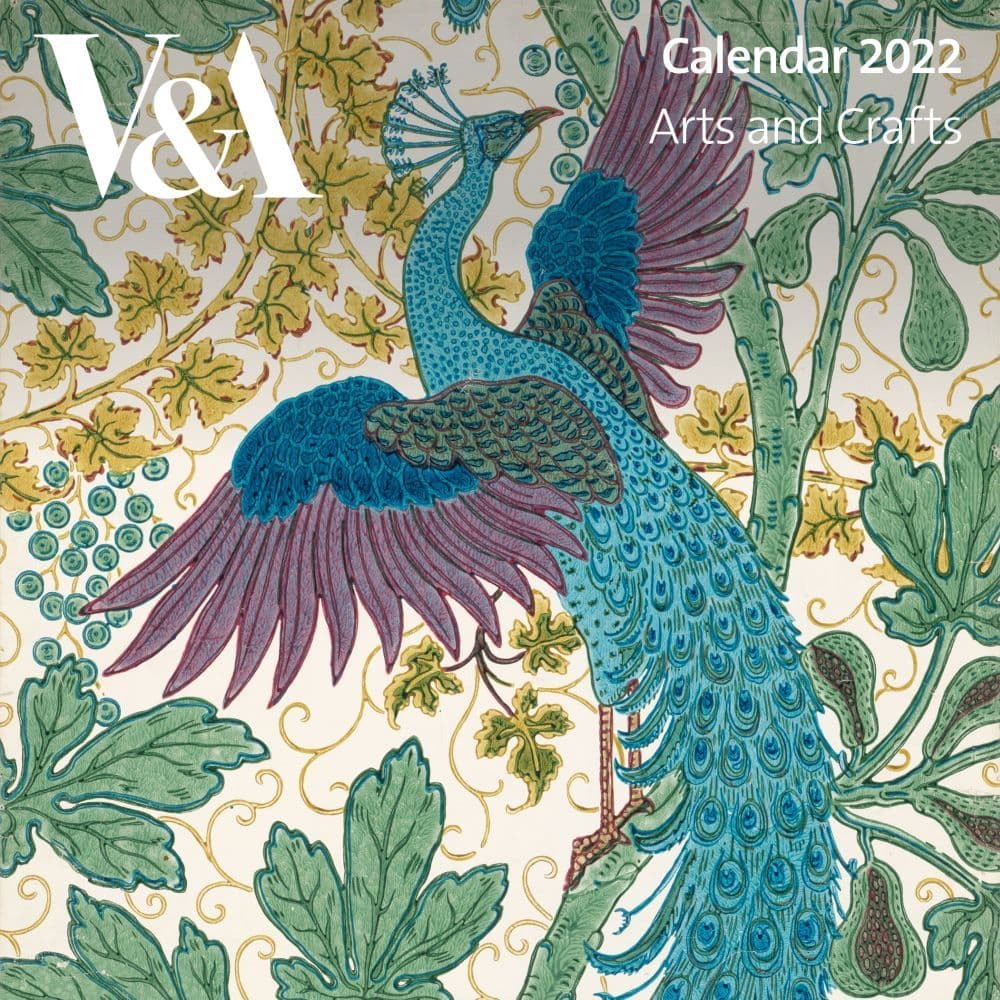 V & A Arts and Crafts Design 2022 Mini Wall calendar