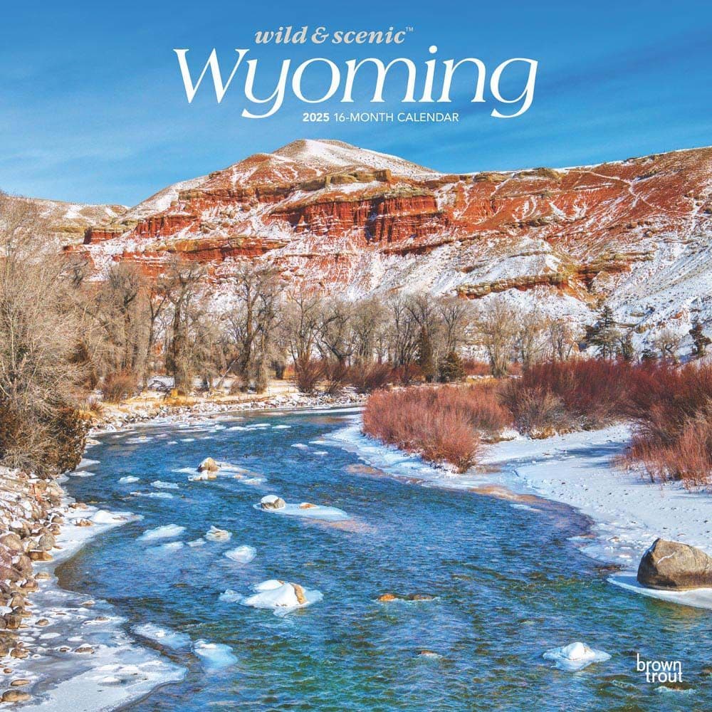 Wyoming Wild and Scenic 2025 Wall Calendar