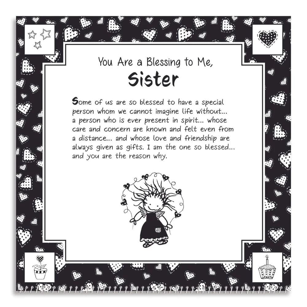 Sister I Love You 2026 Wall Calendar Fourth Alternate Image