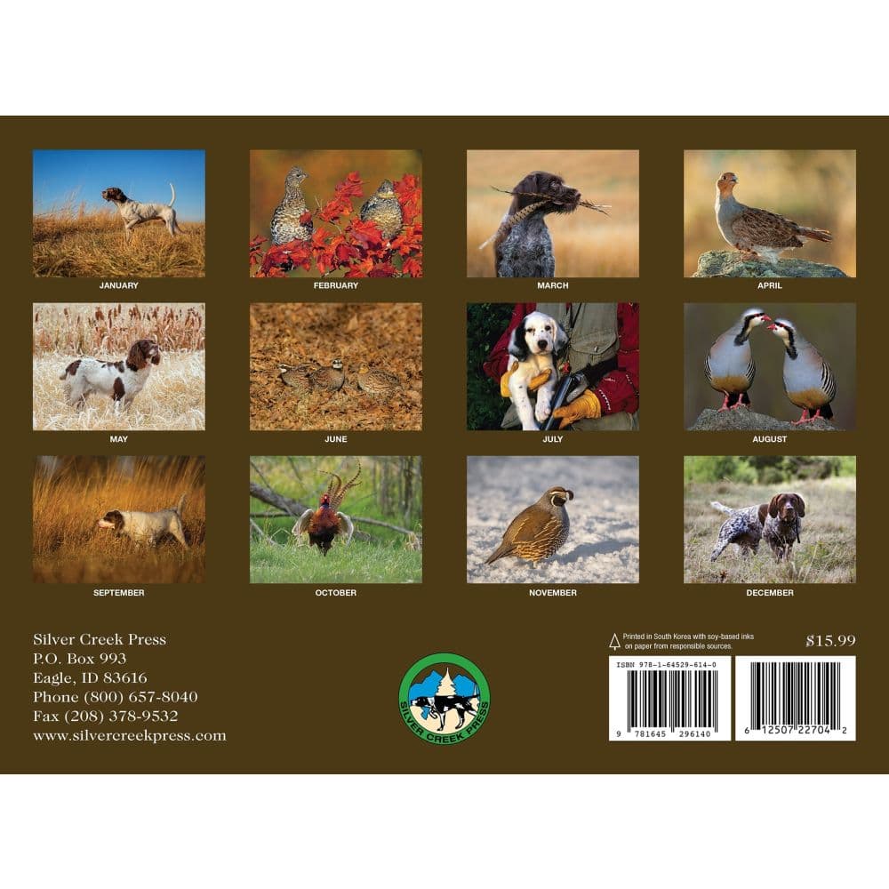 Hunting Dogs and Upland Birds 2027 Wall Calendar First Alternate Image