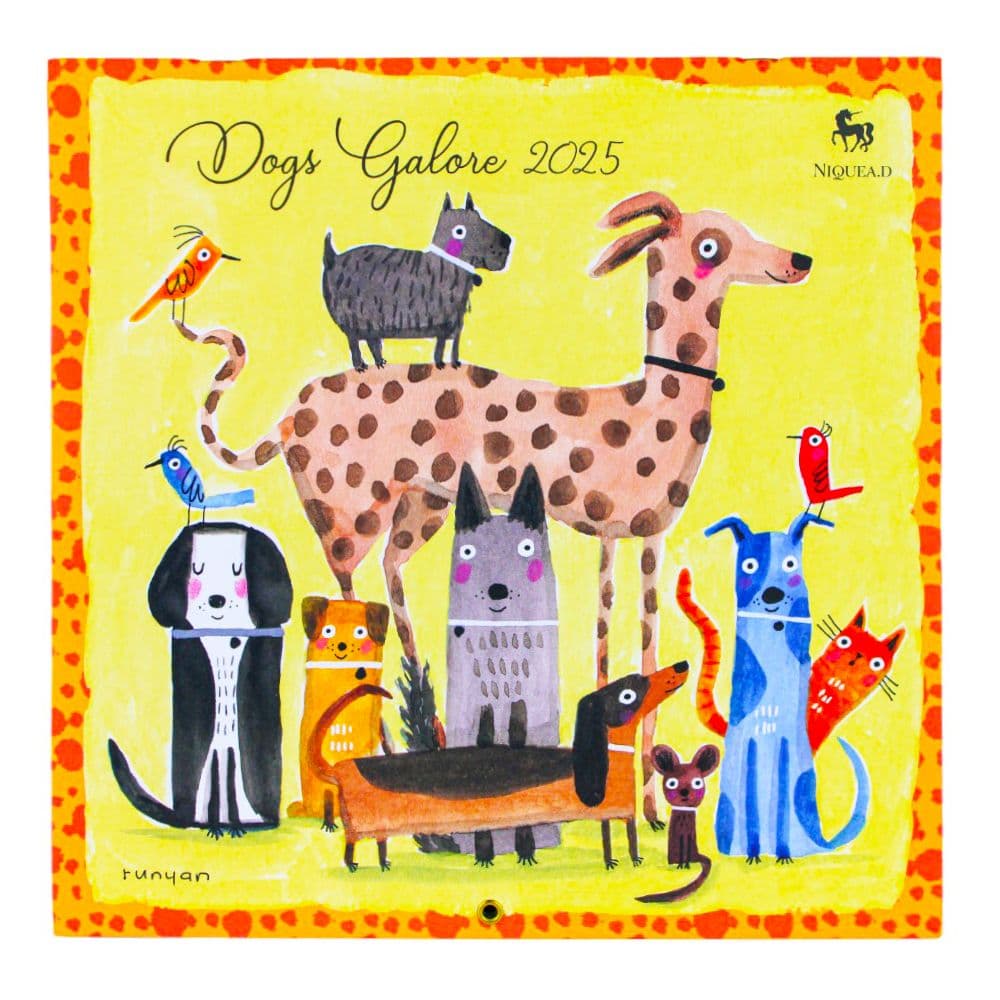 Dogs Galore 2025 Wall Calendar