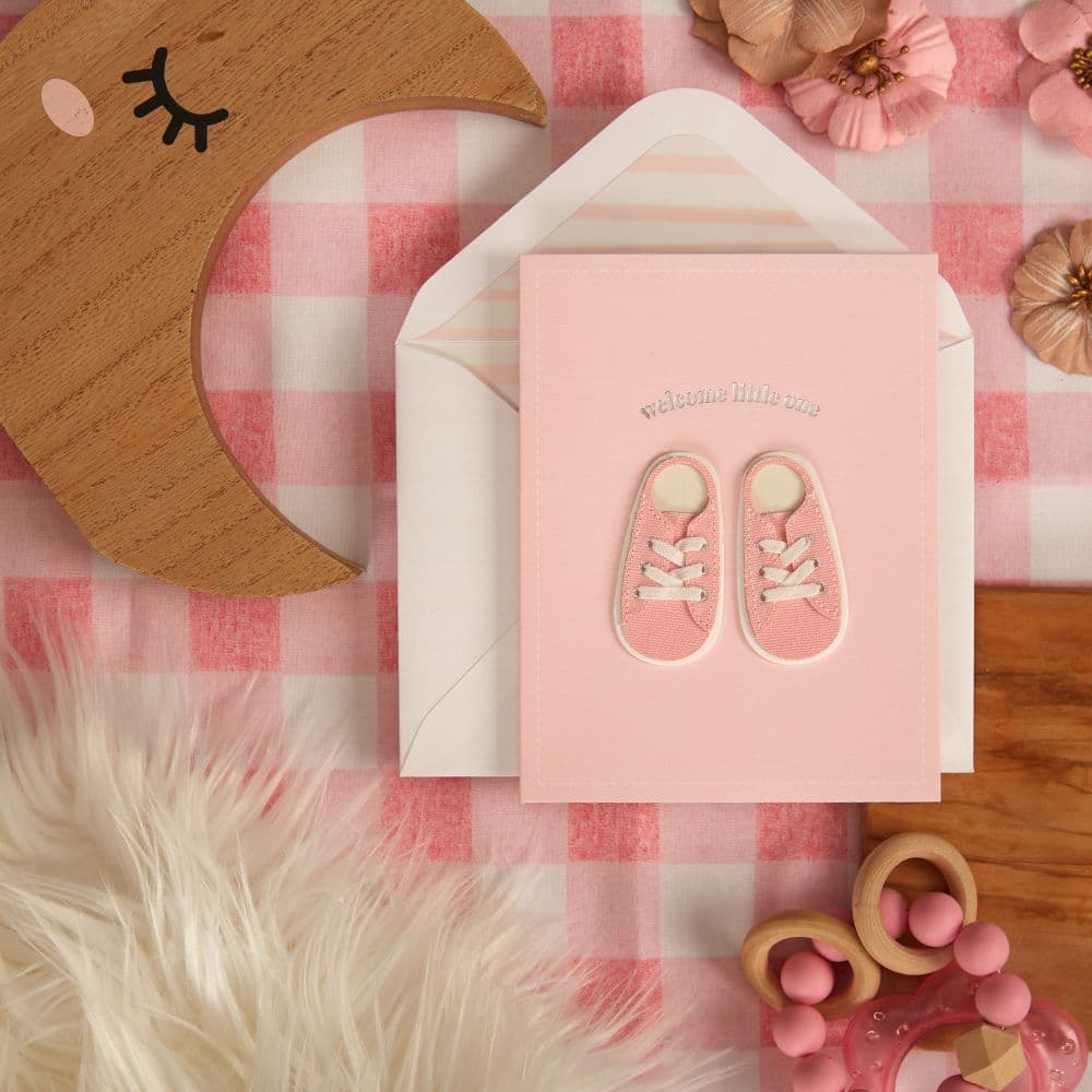 Baby Sneakers Girl New Baby Card Eighth Alternate Image width="1000" height="1000"