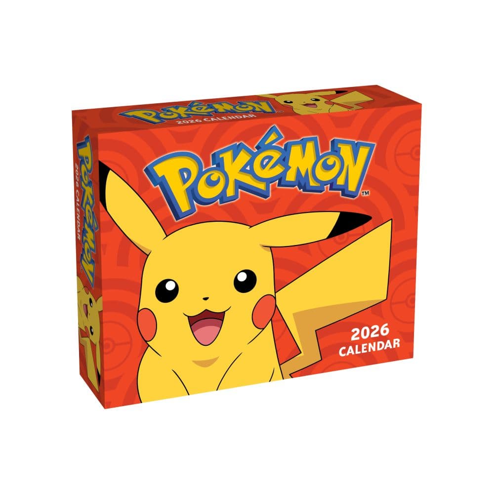 Pokemon 2026 Desk Calendar Main Image