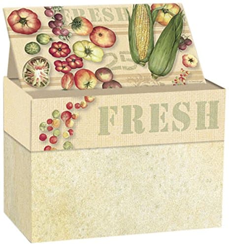 Fresh From The Farm Recipe Card Box by Susan Winget Main Image