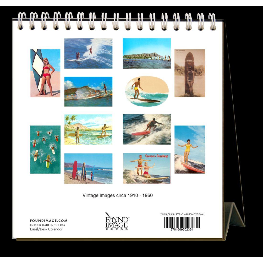 Surfing 2024 Easel Desk Calendar