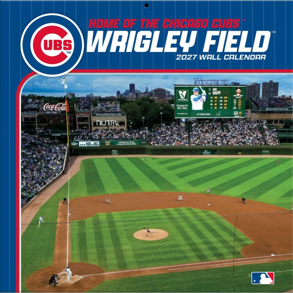 MLB Wrigley Field 2027 Wall Calendar Main Product Image