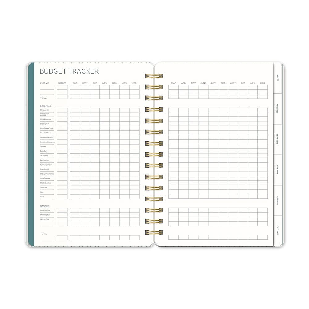 Teal Blue Agatha 2026 Planner Third Alternate Image