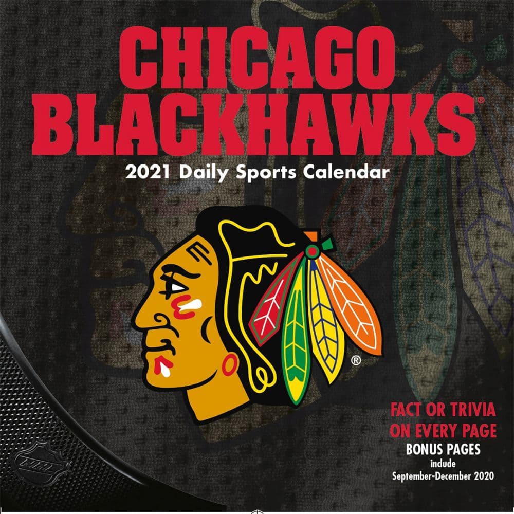 Chicago Blackhawks Desk Calendar